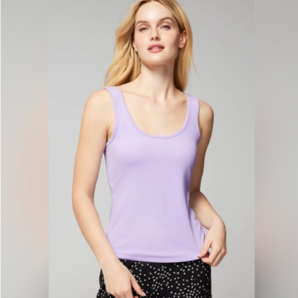 NWT Soma COOL NIGHTS Mix & Match Ribbed Pajama Tank